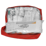 Astuccio di pronto soccorso per auto Soft Bag DIN 13164 2022 - 21,5 x 15 x 8,5 cm - rosso - PVS